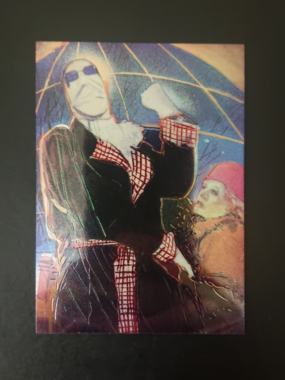 1991 Topps Universal Monsters - The Invisible Man (M5) Monsterchrome Chase